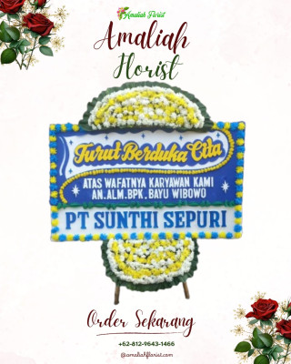 Papan Bunga Duka di Pamekaran