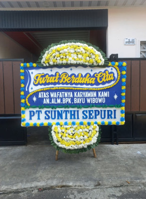 Papan Bunga Duka di Pamekaran