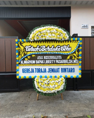Papan Bunga Duka di Pamekaran